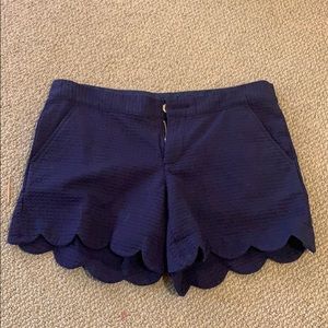 Lilly Pulitzer Navy Blue Buttercup Shorts